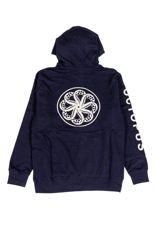 Octopus Massive Logo Hoodie - Dark Navy