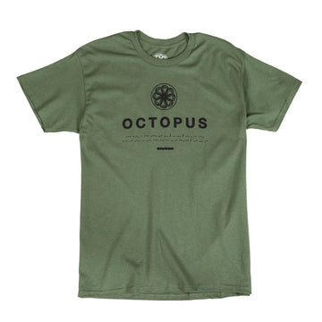 Octopus Lock Up Tee - Rifle Green