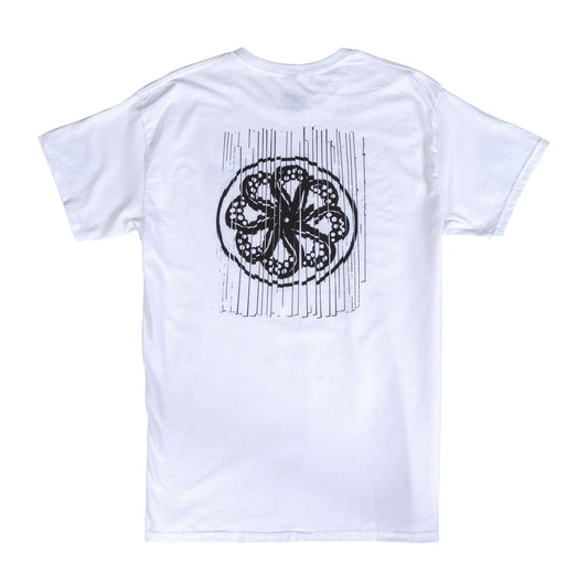 Octopus Shredded Tee - White