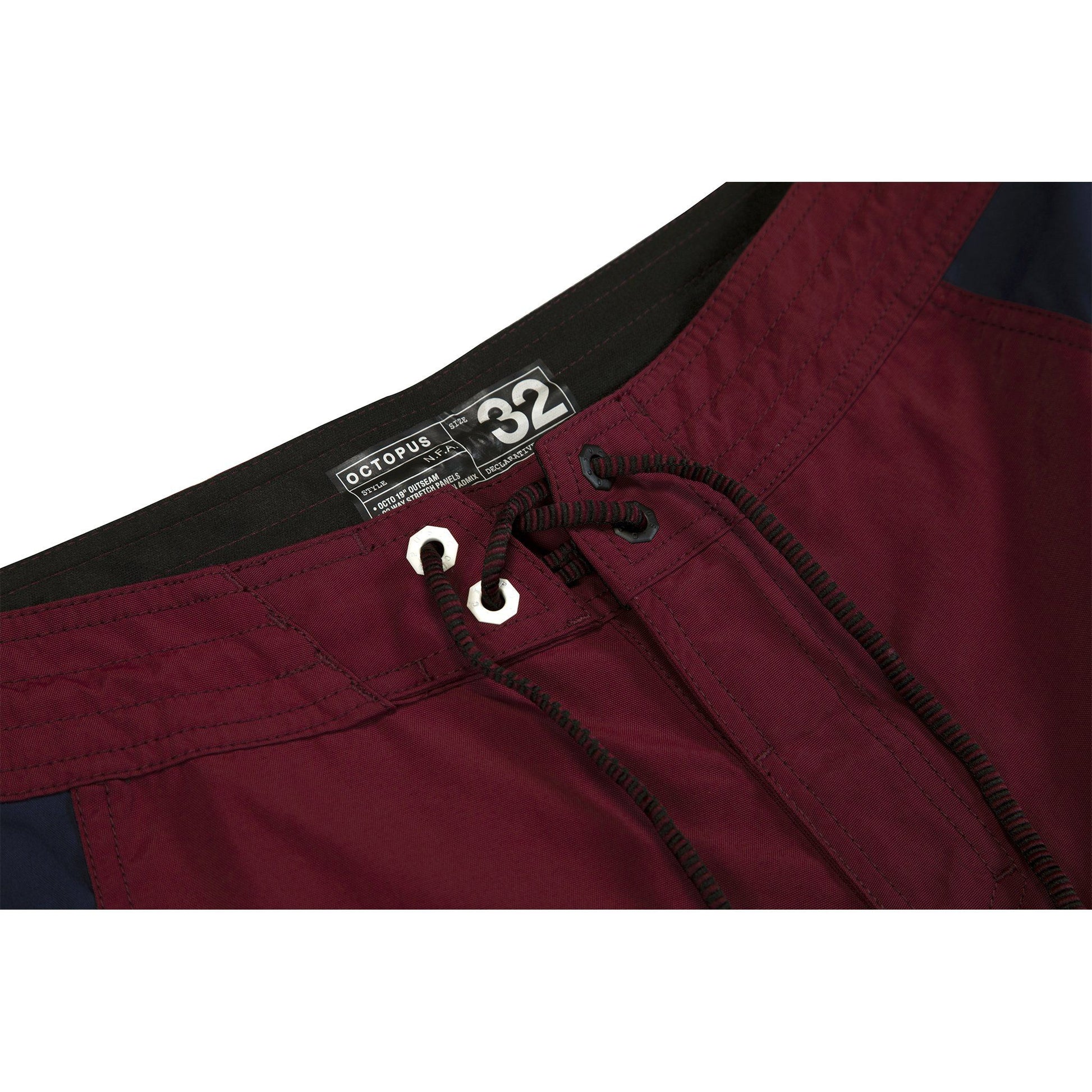 NFA 19" Boardshort Burgundy / Midnight