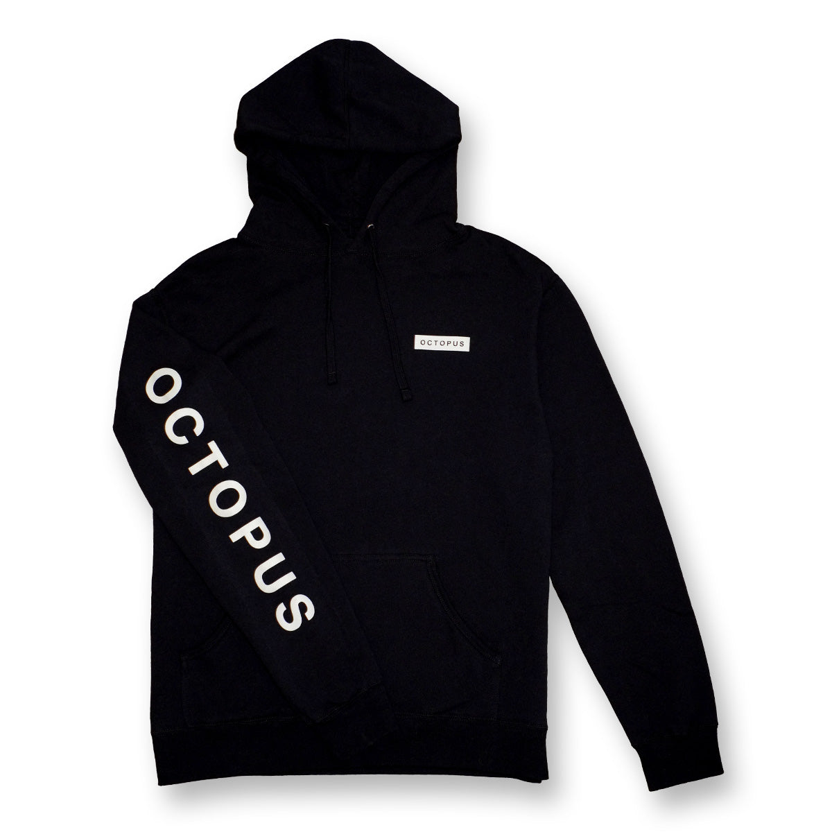 Octopus Massive Logo Hoodie - Black