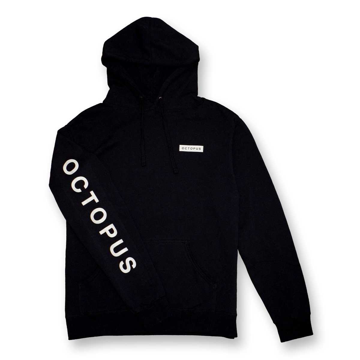 Octopus Massive Logo Hoodie - Black
